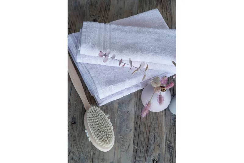 Suihkuvyöheke Perus Frotee 65 x 130 cm - Valkoinen - Kodintekstiilit & matot - Kylpyhuonetekstiilit - Pyyhe