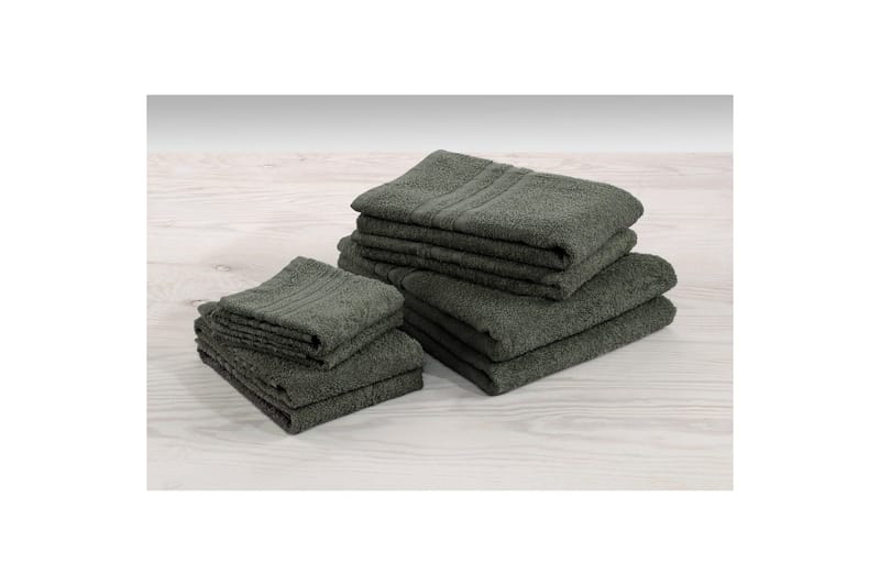 Suihkuvyöheke Perus Frotee 65 x 130 cm - Tummanvihreä - Kodintekstiilit & matot - Kylpyhuonetekstiilit - Pyyhe