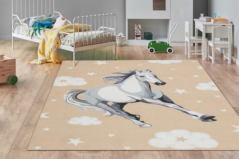 Play lastenmatto 140x200 cm - Beige - Kodintekstiilit & matot - Lasten tekstiilit - Lastenhuoneen matto
