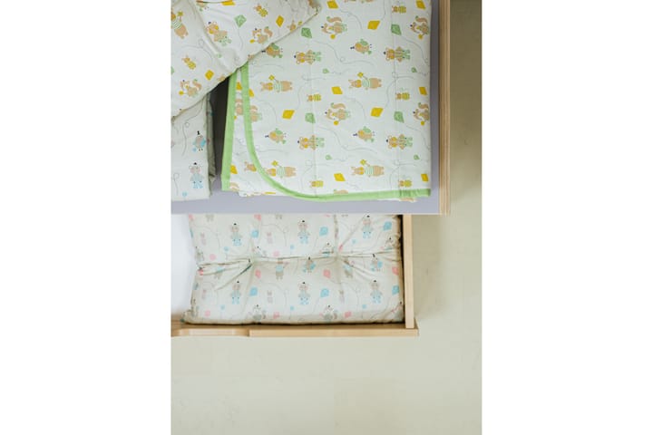 Lasten Kevytpeite Leija 115x150 cm Vihreä - Lennol - Vauvanpeitot - Lasten tekstiilit