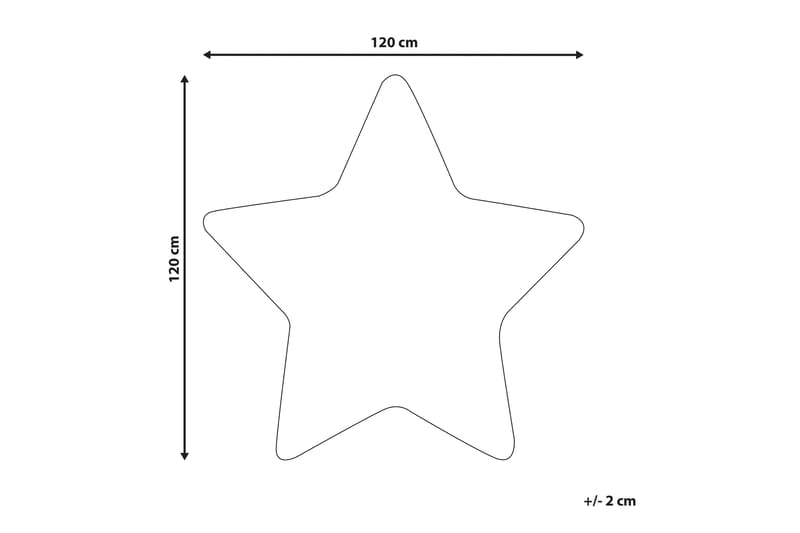 Lastenmatto Sirius 120x120 cm - Sininen - Kodintekstiilit & matot - Lasten tekstiilit - Lastenhuoneen matto