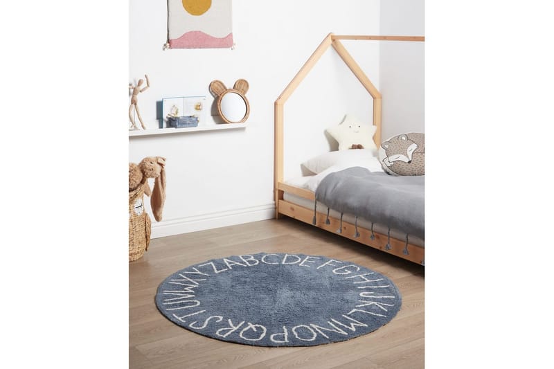 Lastenmatto Vurgun - Sininen, Valkoinen - Kodintekstiilit & matot - Lasten tekstiilit - Lastenhuoneen matto
