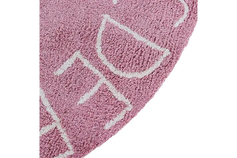 Lastenmatto Vurgun - Vaaleanpunainen, Valkoinen - Kodintekstiilit & matot - Lasten tekstiilit - Lastenhuoneen matto