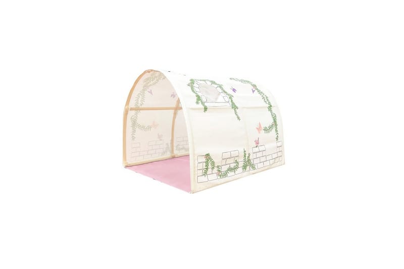 Textilier för halvhöga sängar med tunnel Vipack Pino/Scott Vipack White, Pink