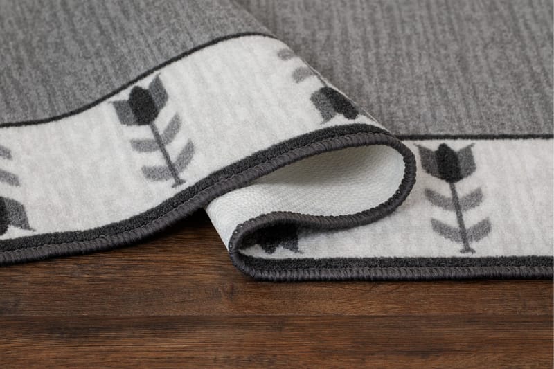 Tulpan tasokudottu matto 160x230 cm - Harmaa - Kodintekstiilit & matot - Matto - Tasokudotut matot