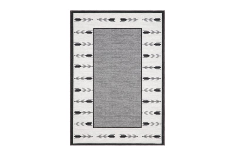 Tulpan tasokudottu matto 160x230 cm - Harmaa - Kodintekstiilit & matot - Matto - Tasokudotut matot