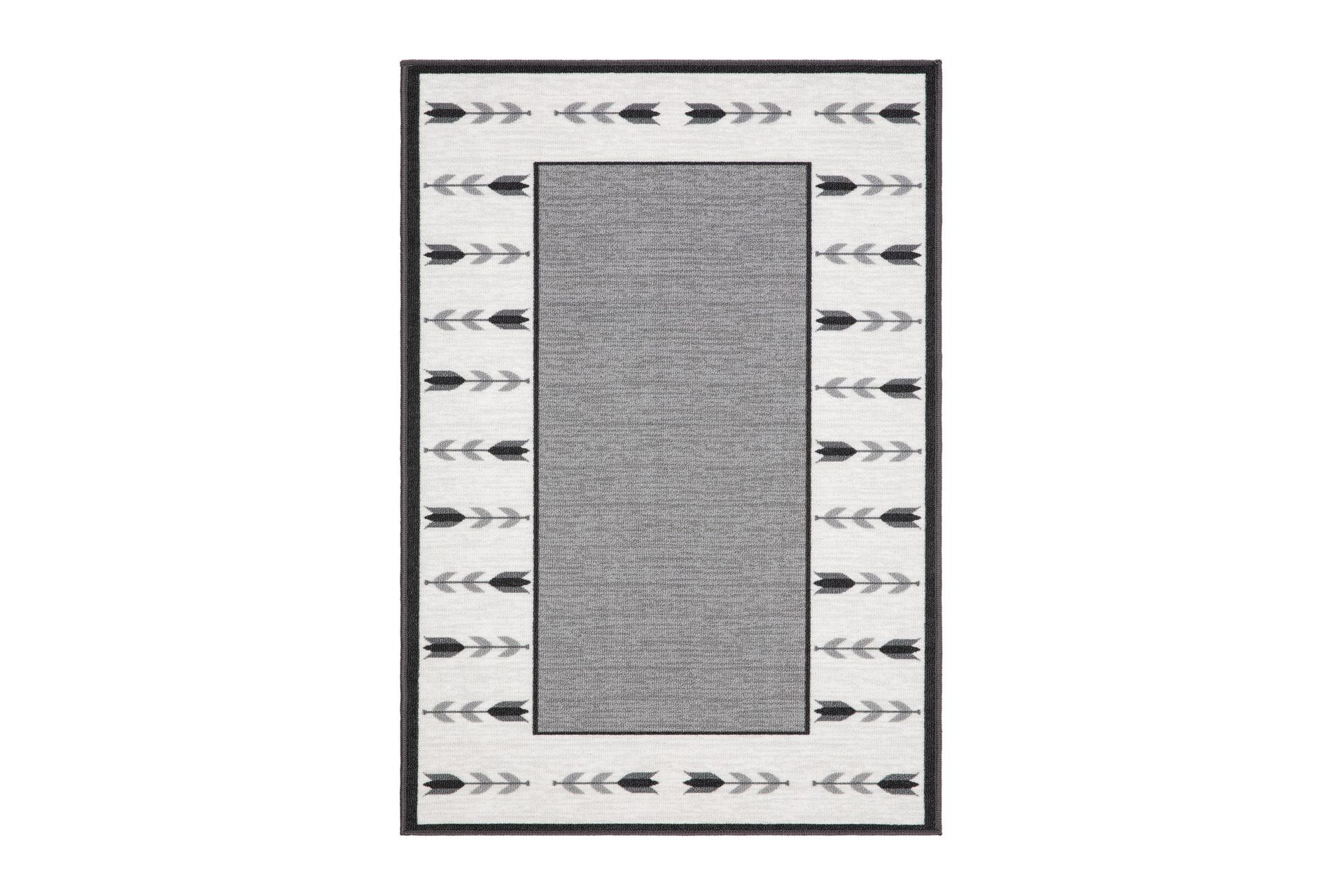 Tulpan tasokudottu matto 133x190 cm - Harmaa - Kodintekstiilit & matot - Matto - Tasokudotut matot