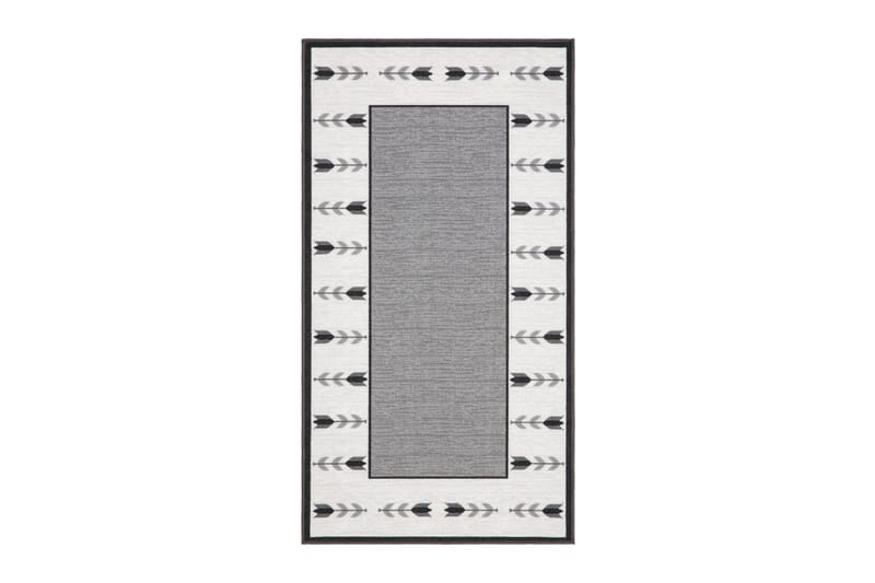 Tulpan tasokudottu matto 57x200 cm - Harmaa - Kodintekstiilit & matot - Matto - Tasokudotut matot