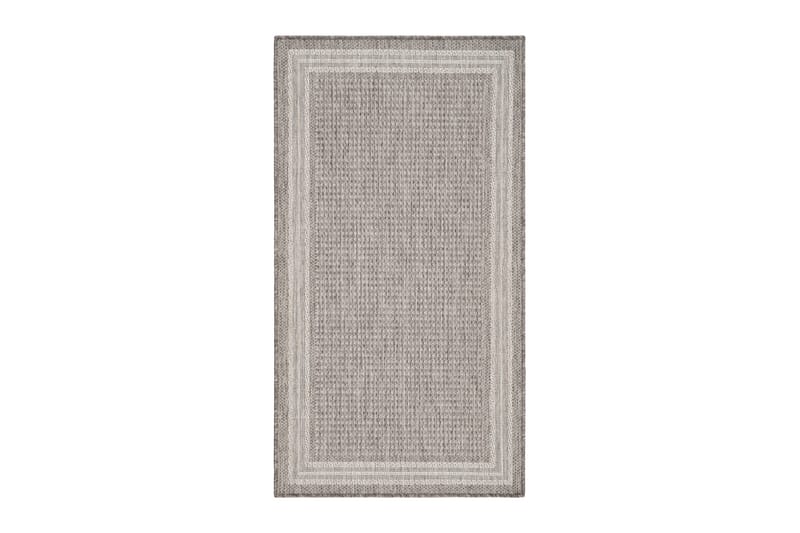 Madrid tasokudottu matto 80x340 cm, Pellava