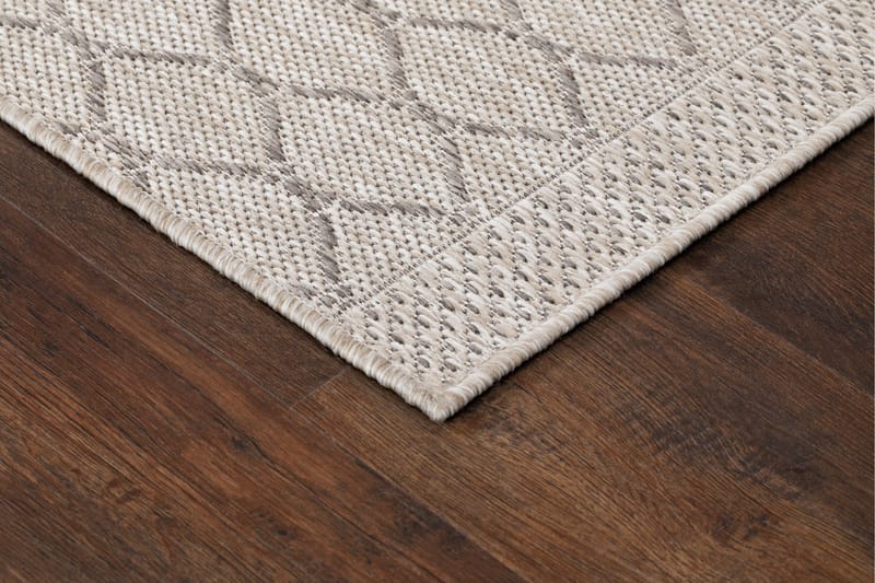 Madrid Tasokudottu Matto 80x340 cm - Pellava - Kodintekstiilit & matot - Matto - Tasokudotut matot