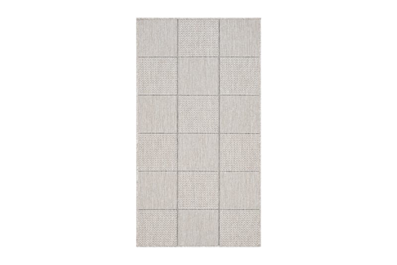 Madrid tasokudottu matto 80x240 cm, Pellava