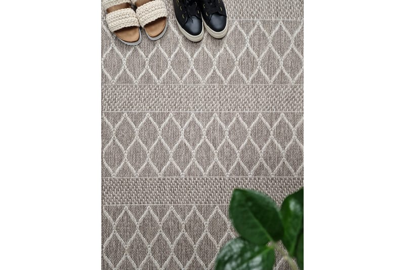 Madrid Tasokudottu Matto 200x285 cm - Pellava - Kodintekstiilit & matot - Matto - Tasokudotut matot