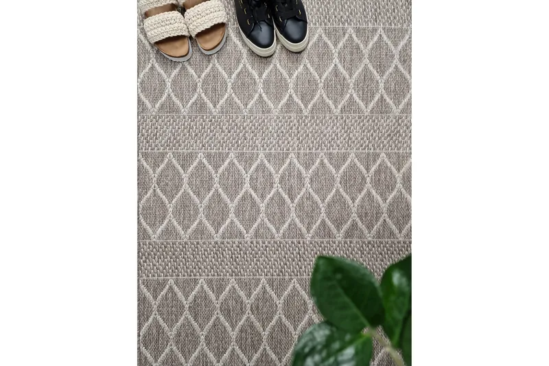 Madrid Tasokudottu Matto 200x285 cm - Pellava - Kodintekstiilit & matot - Matto - Tasokudotut matot