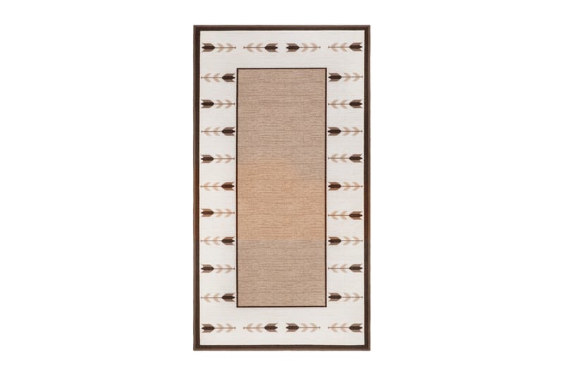 Tulpan tasokudottu matto 80x200 cm, Luonnonväri