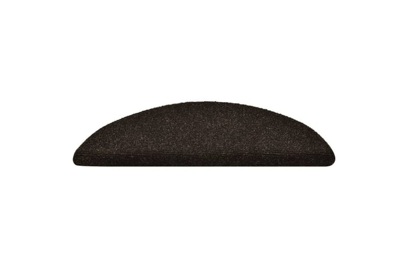Itsekiinnittyvät porrasmatot 5 kpl tummanruskea 56x17x3 cm - Ruskea - Kodintekstiilit & matot - Matto - Erikoismatto - Porrasmatto