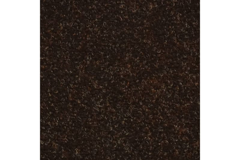 Itsekiinnittyvät porrasmatot 10 kpl m 65x21x4cm neulahuopa - Ruskea - Kodintekstiilit & matot - Matto - Erikoismatto - Porrasmatto