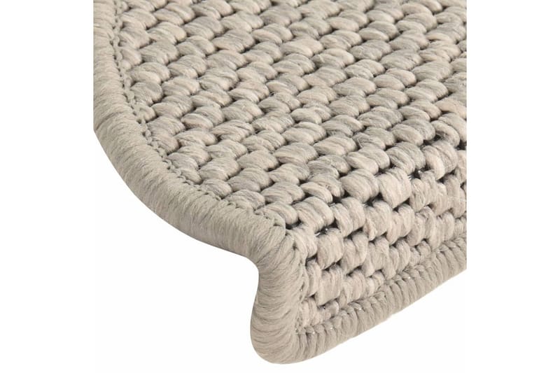 Itsekiinnittyvät porrasmatot sisaltyyli 15kpl 65x25 cm - Taupe - Kodintekstiilit & matot - Matto - Erikoismatto - Porrasmatto