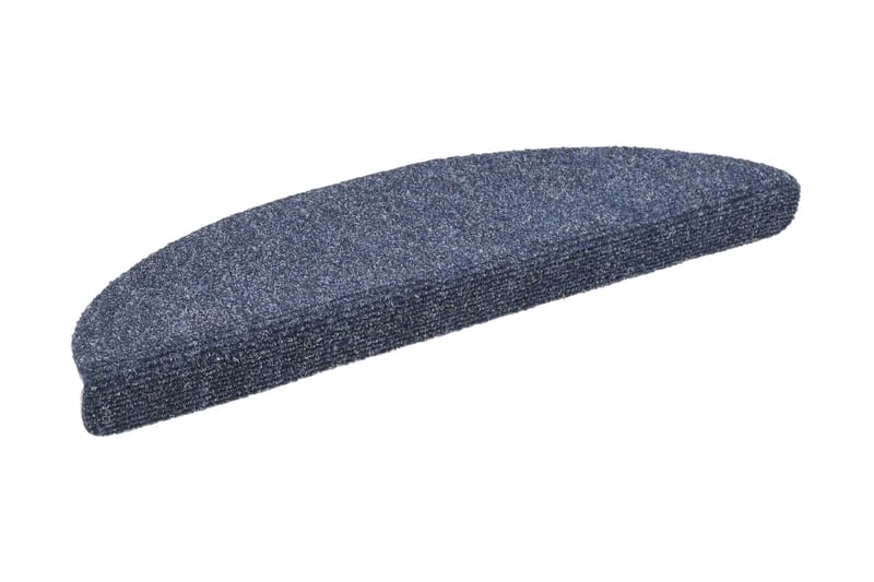 Itsekiinnittyvät porrasmatot 15kpl neulahuopa 54x16x4cm sin. - Sininen - Kodintekstiilit & matot - Matto - Erikoismatto - Porrasmatto