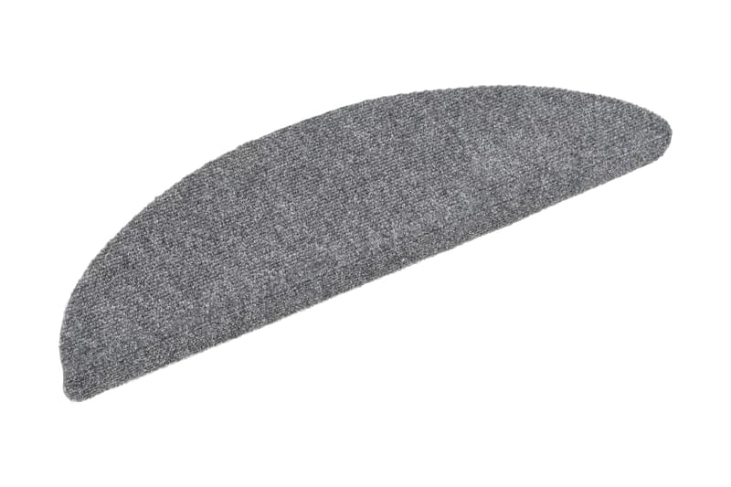 Itsekiinnittyvät porrasmatot 15kpl neulahuopa 54x16x4cm - Harmaa - Kodintekstiilit & matot - Matto - Erikoismatto - Porrasmatto