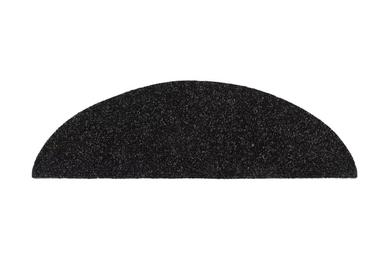 Itsekiinnittyvät porrasmatot 15kpl neulahuopa 54x16x4cm - Musta - Kodintekstiilit & matot - Matto - Erikoismatto - Porrasmatto