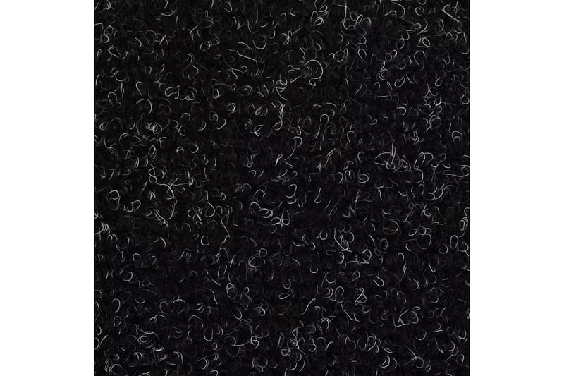 Itsekiinnittyvät porrasmatot 15kpl neulahuopa 54x16x4cm - Musta - Kodintekstiilit & matot - Matto - Erikoismatto - Porrasmatto