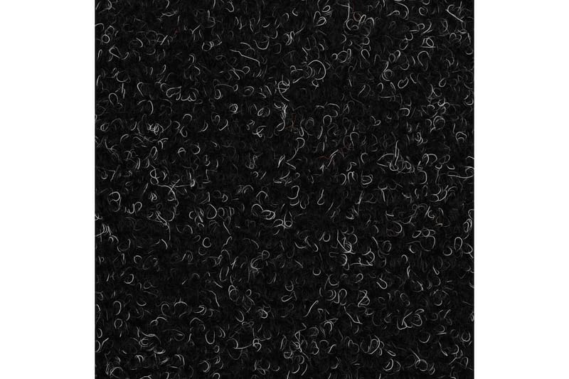Itsekiinnittyvät porrasmatot 15kpl neulahuopa 65x21x4cm - Musta - Kodintekstiilit & matot - Matto - Erikoismatto - Porrasmatto