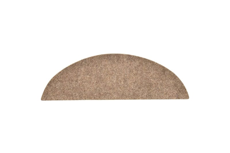 Itsekiinnittyvät porrasmatot 15 kpl kerma 56x17x3 cm - Kodintekstiilit & matot - Matto - Erikoismatto - Porrasmatto