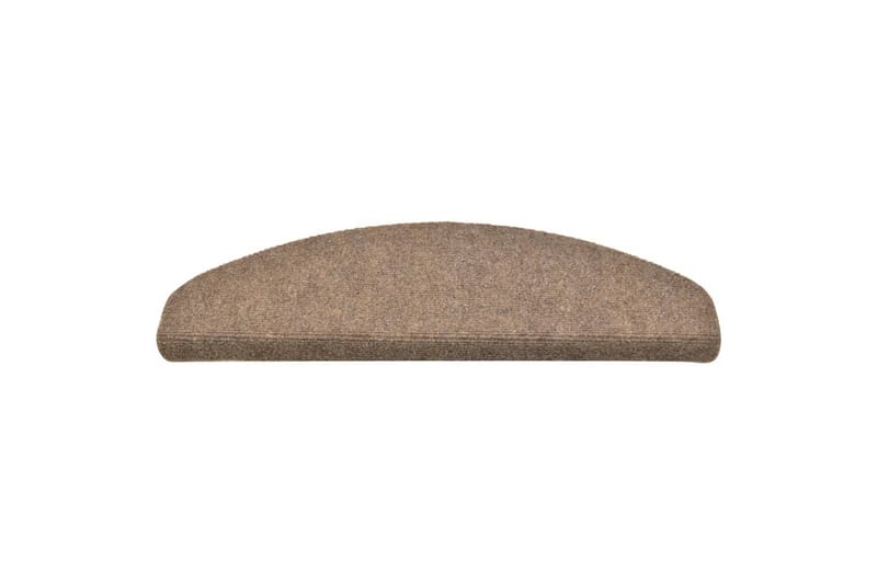 Itsekiinnittyvät porrasmatot 15 kpl kerma 65x21x4 cm - Kodintekstiilit & matot - Matto - Erikoismatto - Porrasmatto