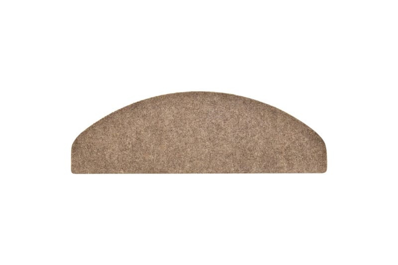 Itsekiinnittyvät porrasmatot 15 kpl kerma 65x21x4 cm - Kodintekstiilit & matot - Matto - Erikoismatto - Porrasmatto