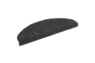 Itsekiinnittyvät porrasmatot 5 kpl tummanharmaa 65x21x4 cm - Harmaa - Kodintekstiilit & matot - Matto - Erikoismatto - Porrasmatto