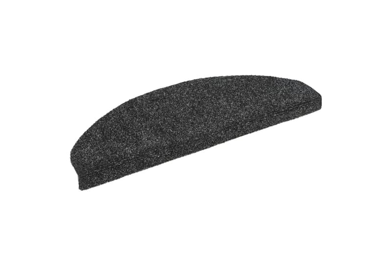 Itsekiinnittyvät porrasmatot 5 kpl tummanharmaa 65x21x4 cm - Harmaa - Kodintekstiilit & matot - Matto - Erikoismatto - Porrasmatto
