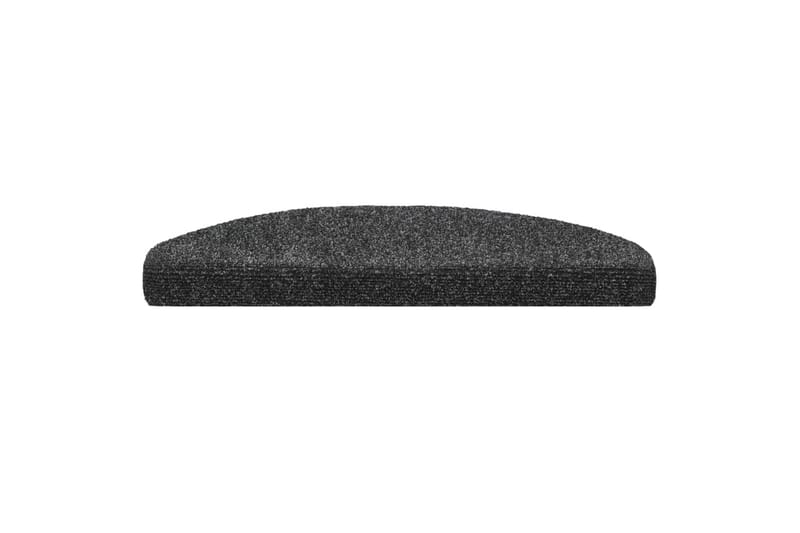 Itsekiinnittyvät porrasmatot 5 kpl tummanharmaa 65x21x4 cm - Harmaa - Kodintekstiilit & matot - Matto - Erikoismatto - Porrasmatto