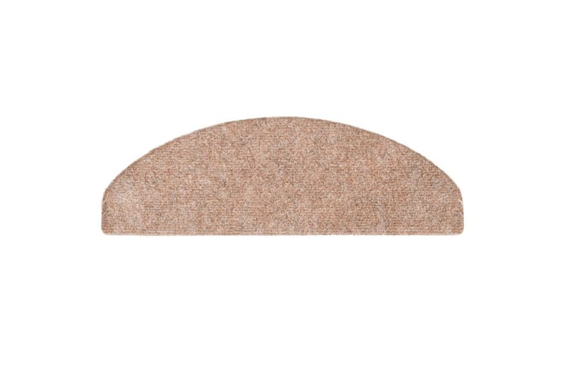 Itsekiinnittyvät porrasmatot 5 kpl ruskea 65x21x4cm - Ruskea - Kodintekstiilit & matot - Matto - Erikoismatto - Porrasmatto
