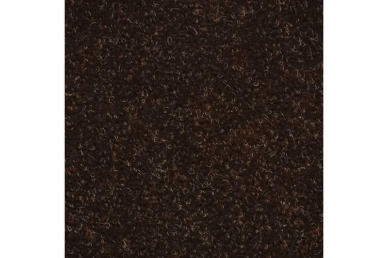 Itsekiinnittyvät porrasmatot 5 kpl ruskea 65x21x4cm - Ruskea - Kodintekstiilit & matot - Matto - Erikoismatto - Porrasmatto