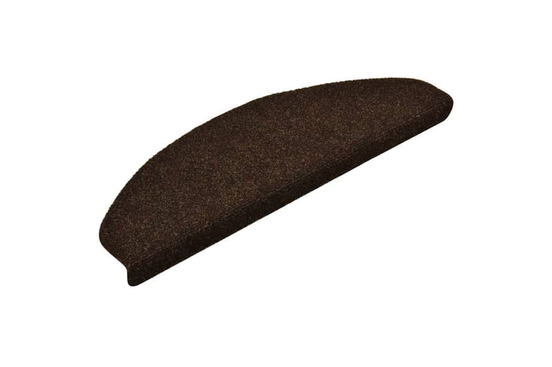 Itsekiinnittyvät porrasmatot 5 kpl ruskea 65x21x4cm - Ruskea - Kodintekstiilit & matot - Matto - Erikoismatto - Porrasmatto