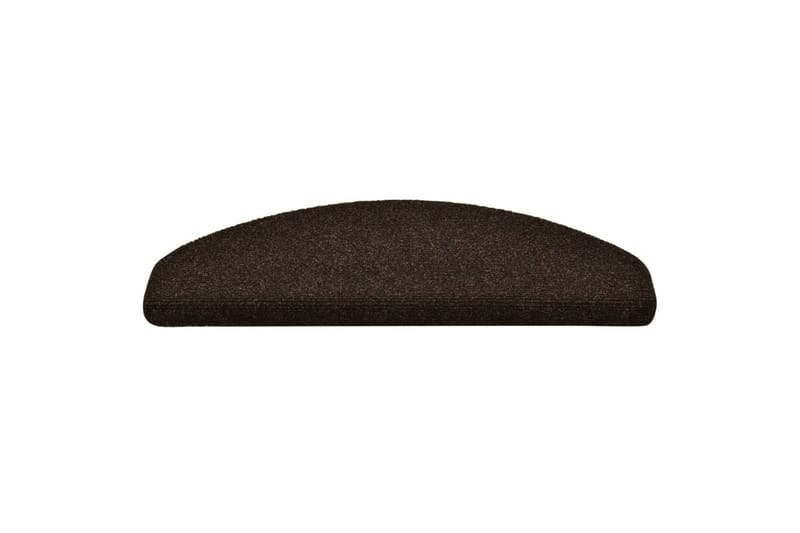 Itsekiinnittyvät porrasmatot 5 kpl ruskea 65x21x4cm - Ruskea - Kodintekstiilit & matot - Matto - Erikoismatto - Porrasmatto