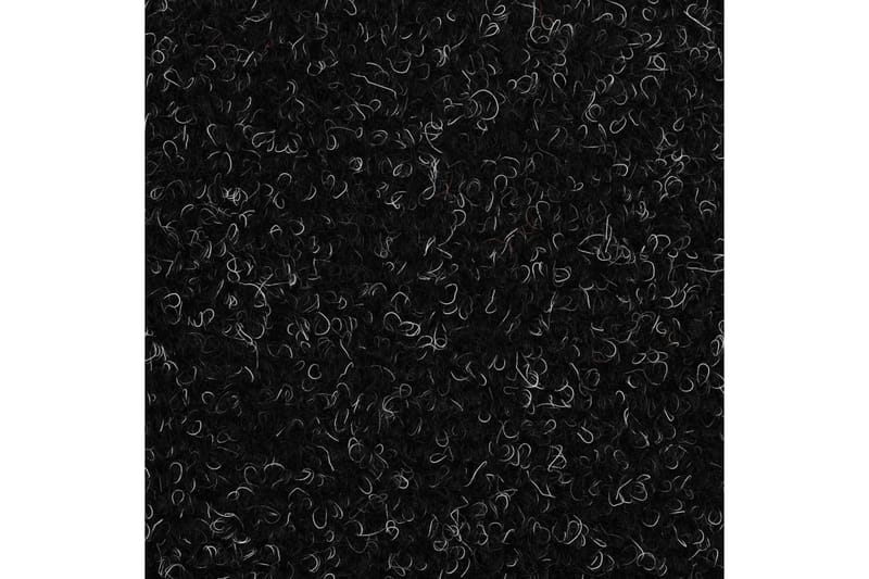 Itsekiinnittyvät porrasmatot 5 kpl musta 65x21x4 cm - Musta - Kodintekstiilit & matot - Matto - Erikoismatto - Porrasmatto