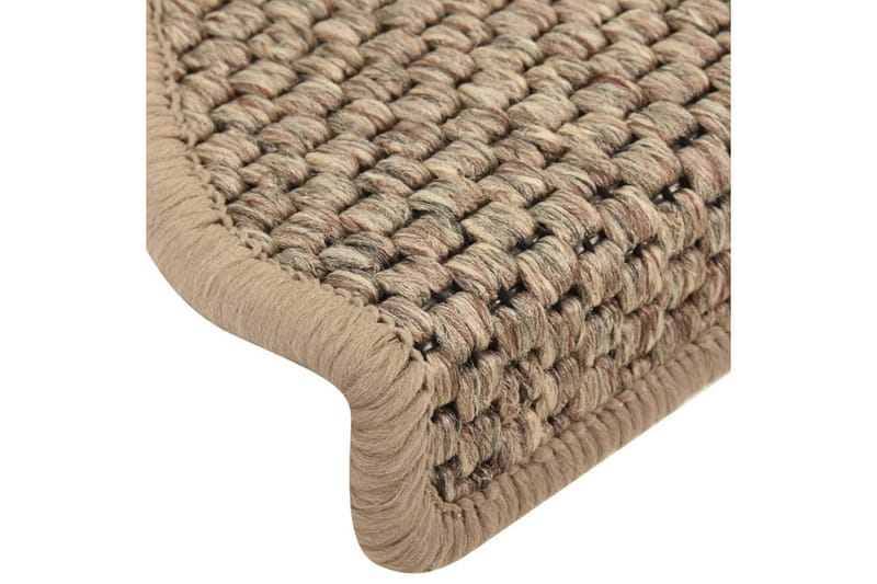 Itsekiinnittyvät porrasmatot sisaltyyli 15 kpl 65x25cm beige - Beige - Kodintekstiilit & matot - Matto - Erikoismatto - Porrasmatto