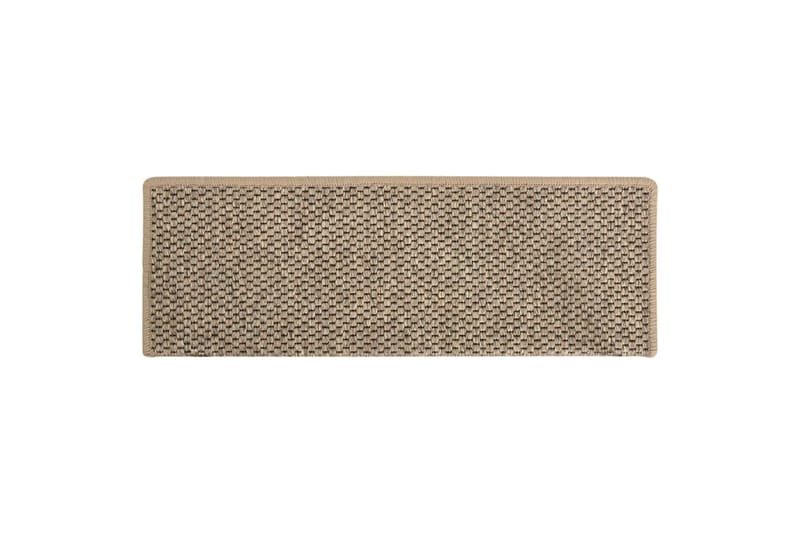 Itsekiinnittyvät porrasmatot sisaltyyli 15 kpl 65x25cm beige - Beige - Kodintekstiilit & matot - Matto - Erikoismatto - Porrasmatto