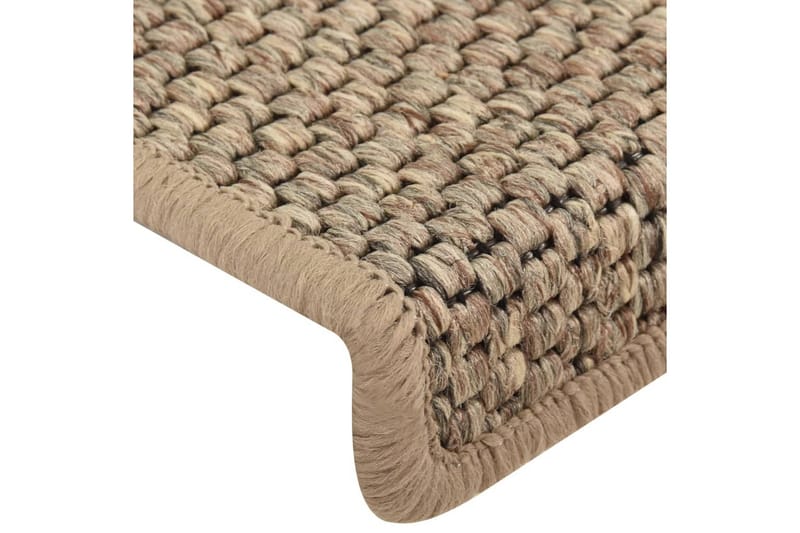 Itsekiinnittyvät porrasmatot sisaltyyli 15 kpl 65x25cm beige - Beige - Kodintekstiilit & matot - Matto - Erikoismatto - Porrasmatto