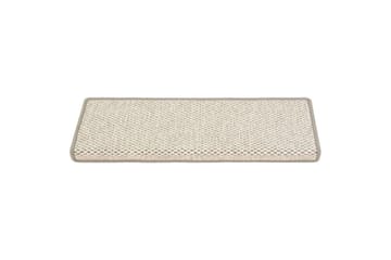 Itsekiinnittyvät porrasmatot sisaltyyli 15 kpl 65x25cm beige - Beige - Kodintekstiilit & matot - Matto - Erikoismatto - Porrasmatto