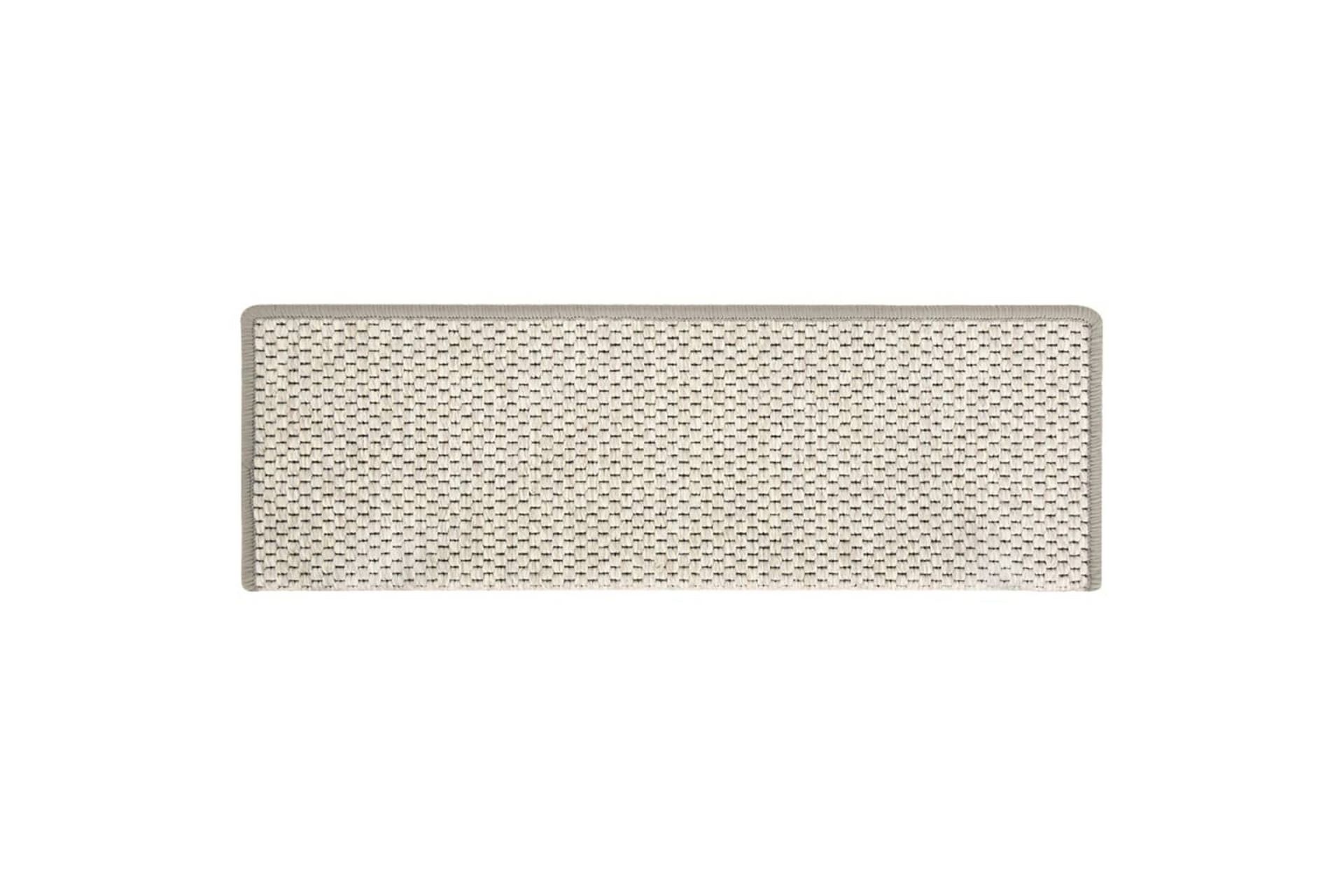 Itsekiinnittyvät porrasmatot sisaltyyli 15 kpl 65x25cm beige - Beige - Kodintekstiilit & matot - Matto - Erikoismatto - Porrasmatto
