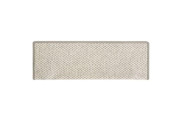 Itsekiinnittyvät porrasmatot sisaltyyli 15 kpl 65x25cm beige - Beige - Kodintekstiilit & matot - Matto - Erikoismatto - Porrasmatto