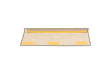 Itsekiinnittyvät porrasmatot sisaltyyli 15 kpl 65x25cm beige - Beige - Kodintekstiilit & matot - Matto - Erikoismatto - Porrasmatto