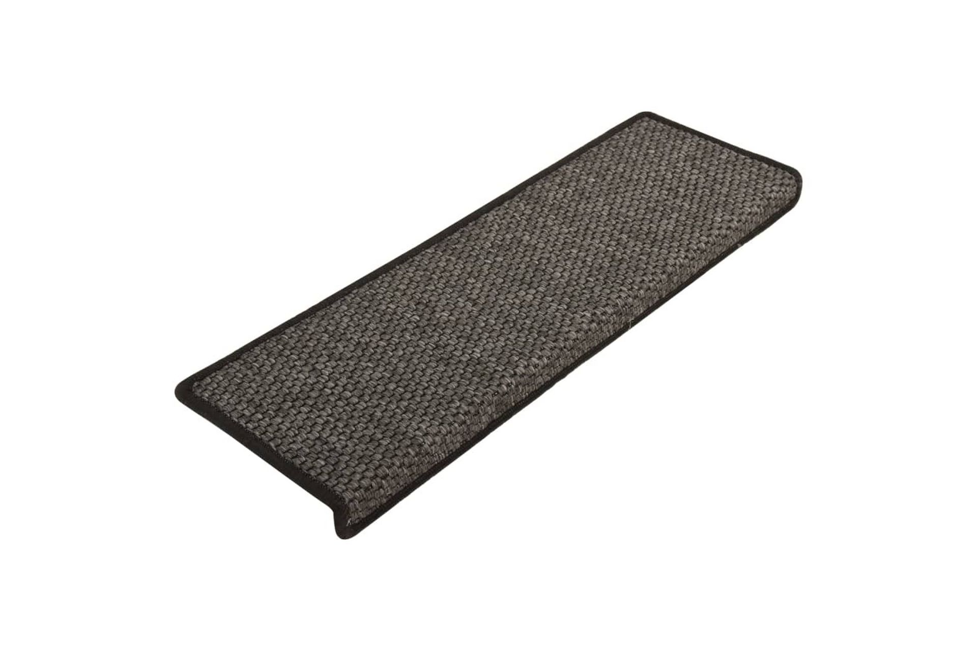 Itsekiinnittyvät porrasmatot sisaltyyli 15kpl 65x25 cm - Antrasiitti - Kodintekstiilit & matot - Matto - Erikoismatto - Porrasmatto