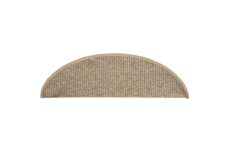 Itsekiinnittyvät porrasmatot 15 kpl 56x20 cm tumma beige - Kodintekstiilit & matot - Matto - Erikoismatto - Porrasmatto