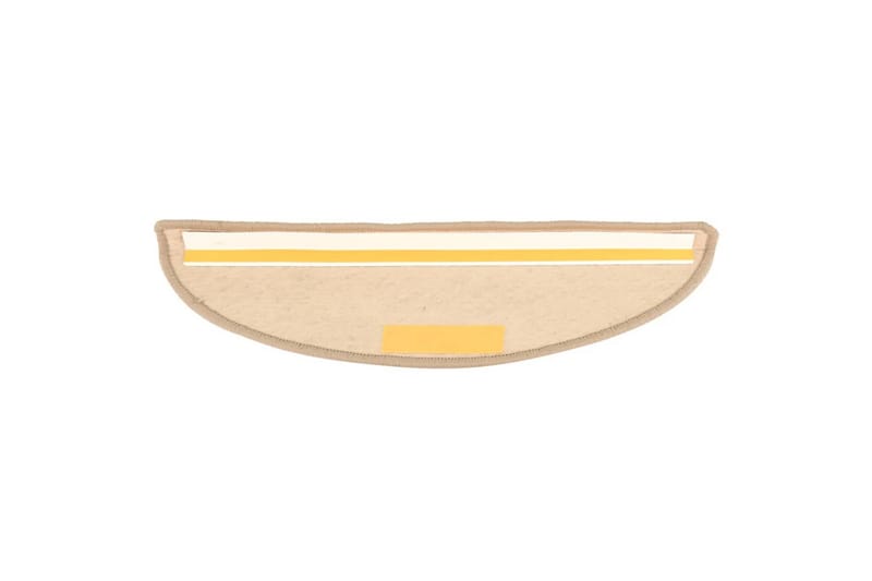 Itsekiinnittyvät porrasmatot 15 kpl 56x20 cm tumma beige - Kodintekstiilit & matot - Matto - Erikoismatto - Porrasmatto