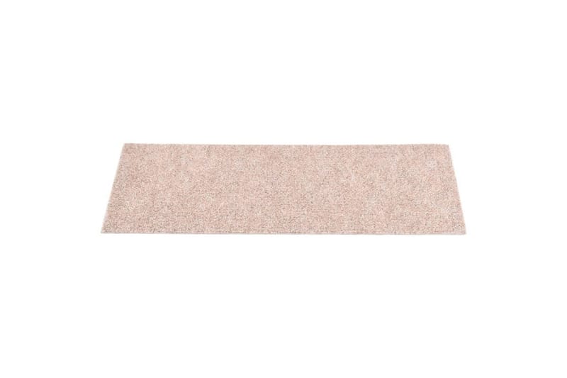 Itsekiinnittyvät porrasmatot suorakaide 15 kpl 60x25 cm - Ruskea - Kodintekstiilit & matot - Matto - Erikoismatto - Porrasmatto