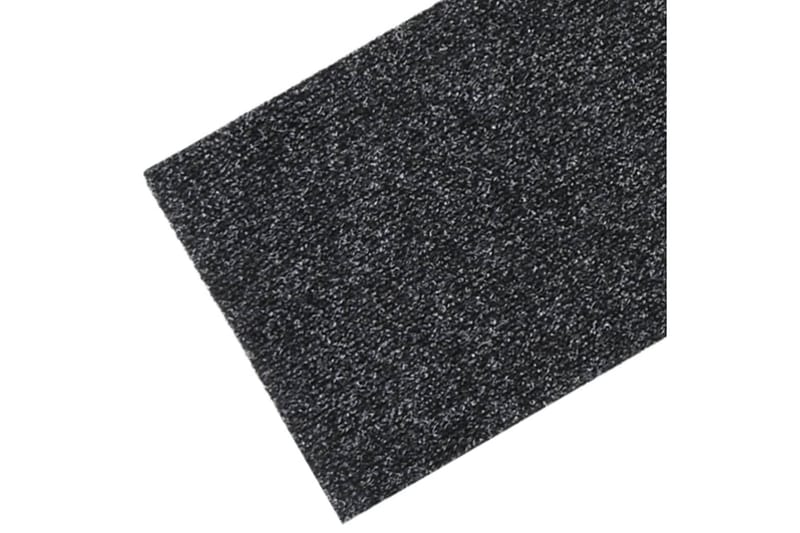 Itsekiinnittyvät porrasmatot suorakaide 15 kpl 76x20 cm - Harmaa - Kodintekstiilit & matot - Matto - Erikoismatto - Porrasmatto