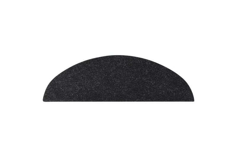 Itsekiinnittyvät porrasmatot 15 kpl 65x26 cm antrasiitti - Antrasiitti - Kodintekstiilit & matot - Matto - Erikoismatto - Porrasmatto